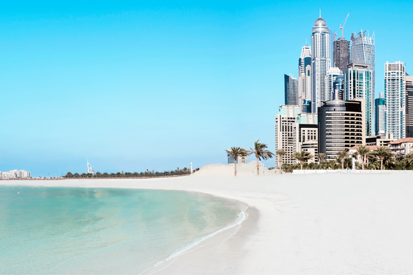 Strand i Dubai